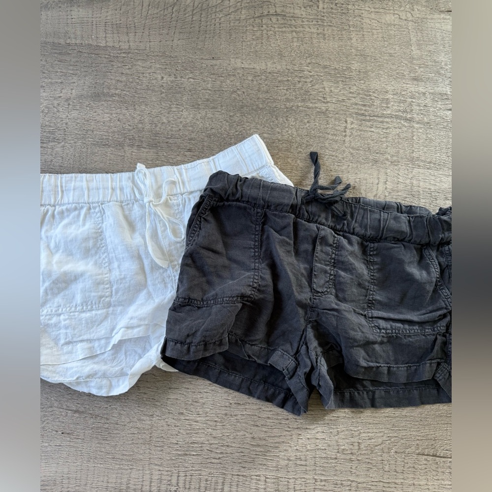 Set of 2 Caslon linen shorts